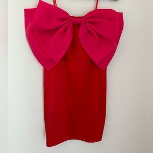 Flame red do + be boutique dress